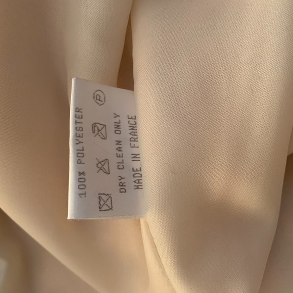 Winter White Faux Fur Jacket - Size 8 - Designed by Couture Du Vrai - Picture 4 of 8